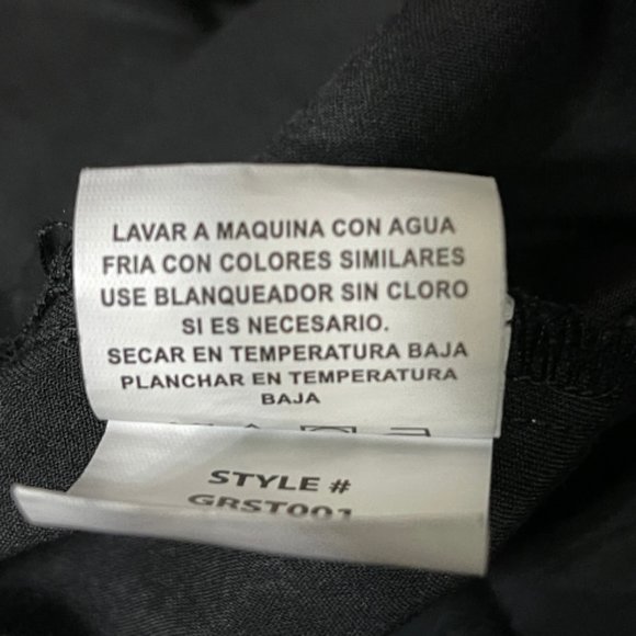 Gray's Anatomy Spandex Stretch Black Scrubs Top Size XXS - Picture 8 of 10